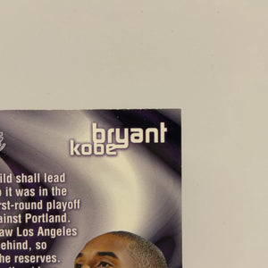 1997-98 Fleer - Kobe Bryant #2 of 15 Z Zone Insert FRENLY BRICKS - Open 7 Days