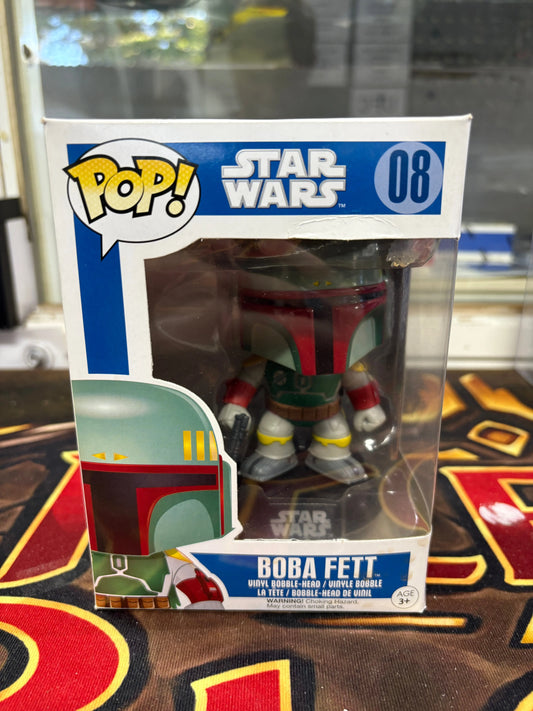 Funko POP! Star Wars #08 Boba Fett Blue Label FRENLY BRICKS - Open 7 Days