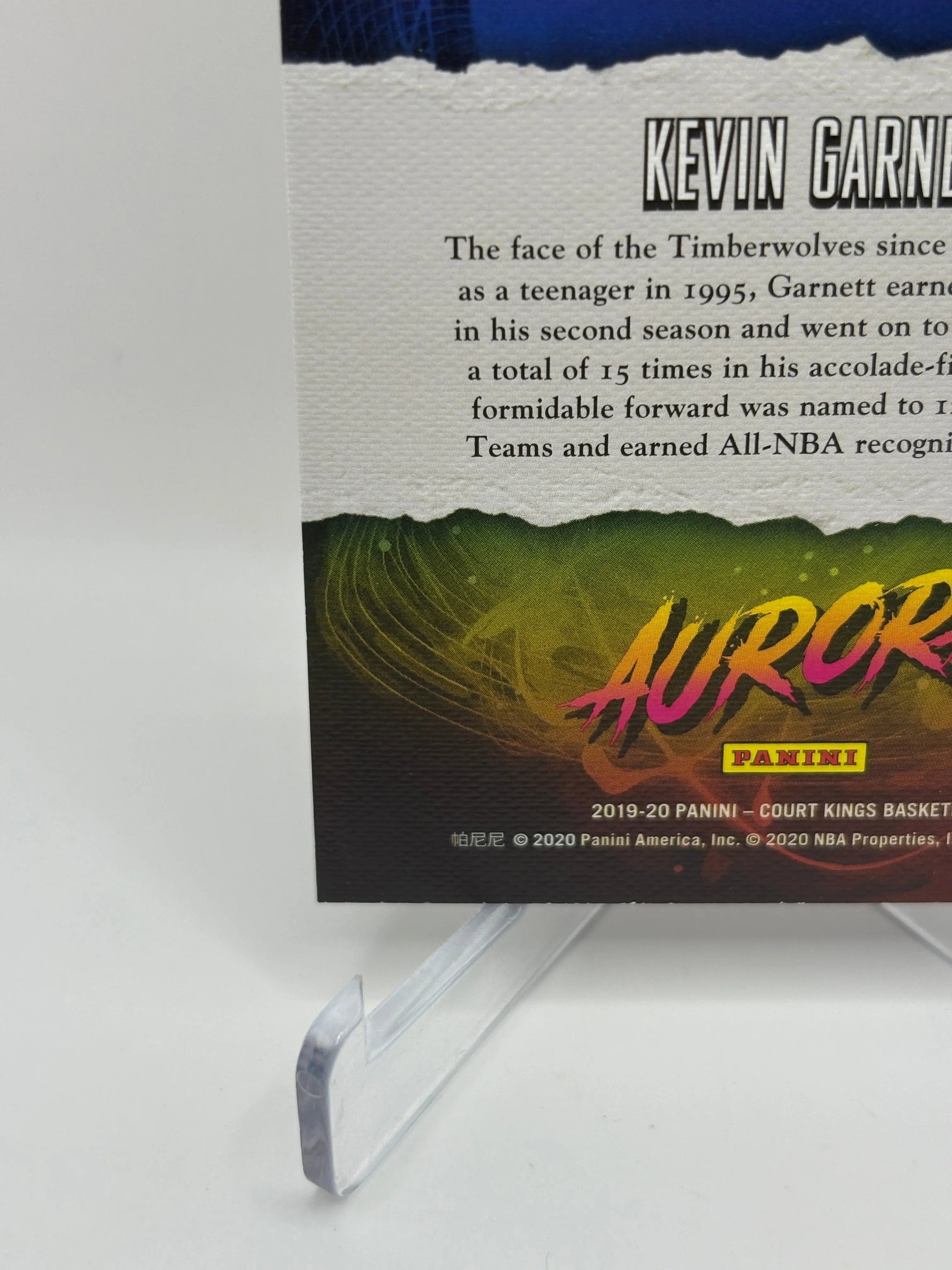 2019-20 Panini Court Kings Basketball #2 Kevin Garnett Aurora FRENLY BRICKS - Open 7 Days