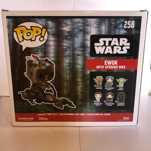 FUNKO Pop Vinyl 258 Ewok With Speeder Bike (Funko Shop Limited Exclusive) - FRENLY BRICKS - Open 7 Days