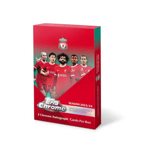 2023-24 Topps Chrome Liverpool FC Soccer Team Set Box FRENLY BRICKS - Open 7 Days