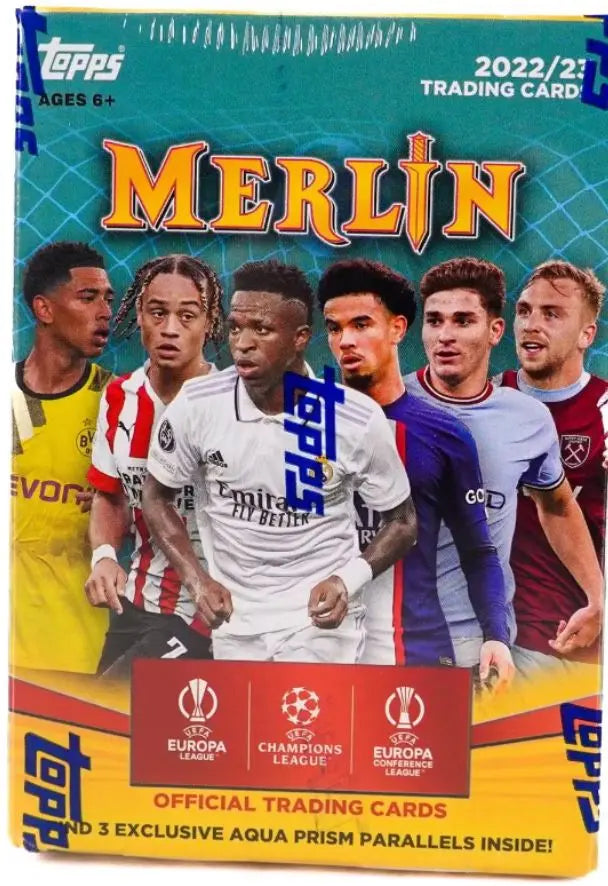 2022/23 TOPPS UEFA CLUB COMPETITIONS MERLIN CHROME SOCCER 8-PACK BLASTER BOX FRENLY BRICKS - Open 7 Days