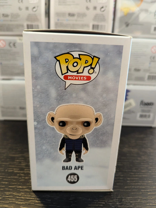 FUNKO POP VINYL MOVIES WAR FOR THE PLANET OF THE APES #455 BAD APE BNIB VAULTED FRENLY BRICKS - Open 7 Days