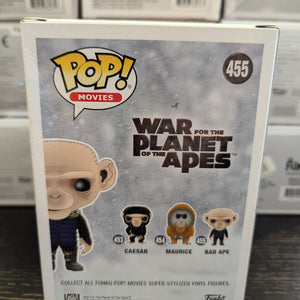 FUNKO POP VINYL MOVIES WAR FOR THE PLANET OF THE APES #455 BAD APE BNIB VAULTED FRENLY BRICKS - Open 7 Days