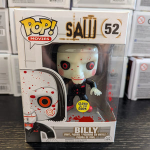 FUNKO POP Vinyl Billy Glow GITD Saw #52 Grail FRENLY BRICKS - Open 7 Days