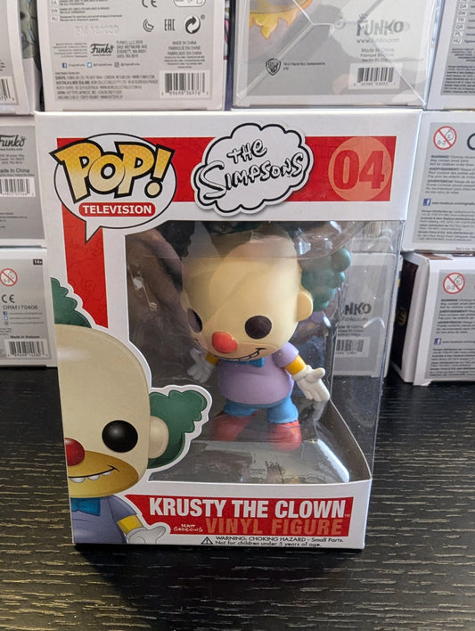 Funko Pop The Simpson Krusty The Clown TM #04 Vaulted & Retired FRENLY BRICKS - Open 7 Days