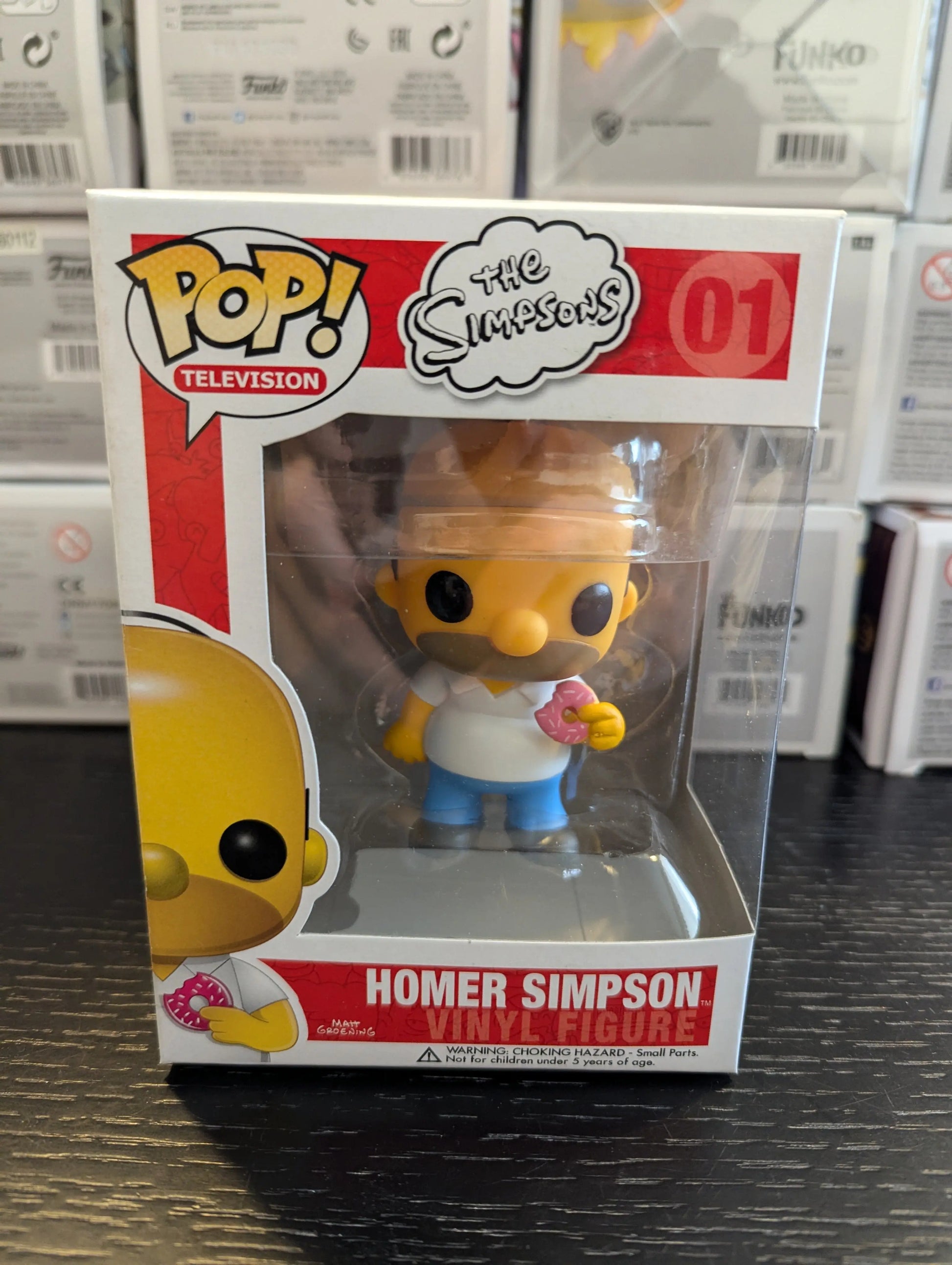 Funko POP Vinyl - Television - The Simpsons - Homer Simpson - #01 FRENLY BRICKS - Open 7 Days