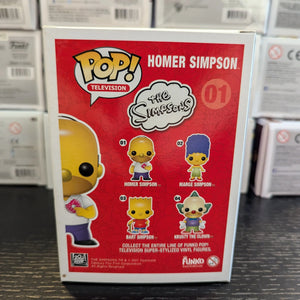 Funko POP Vinyl - Television - The Simpsons - Homer Simpson - #01 FRENLY BRICKS - Open 7 Days