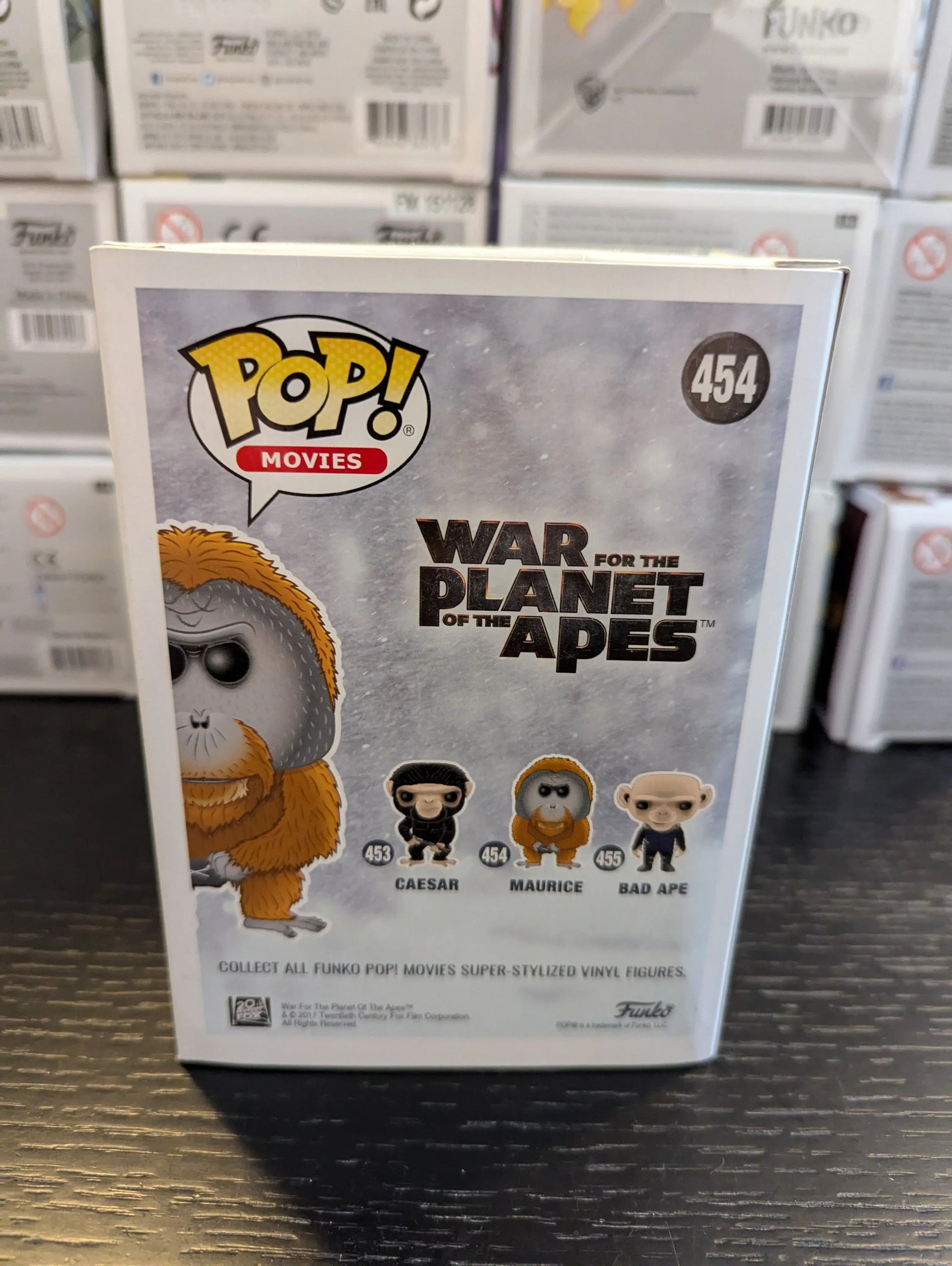 War For The Planet Of The Apes Maurice Pop! Movies Funko Vinyl Figure 454 FRENLY BRICKS - Open 7 Days