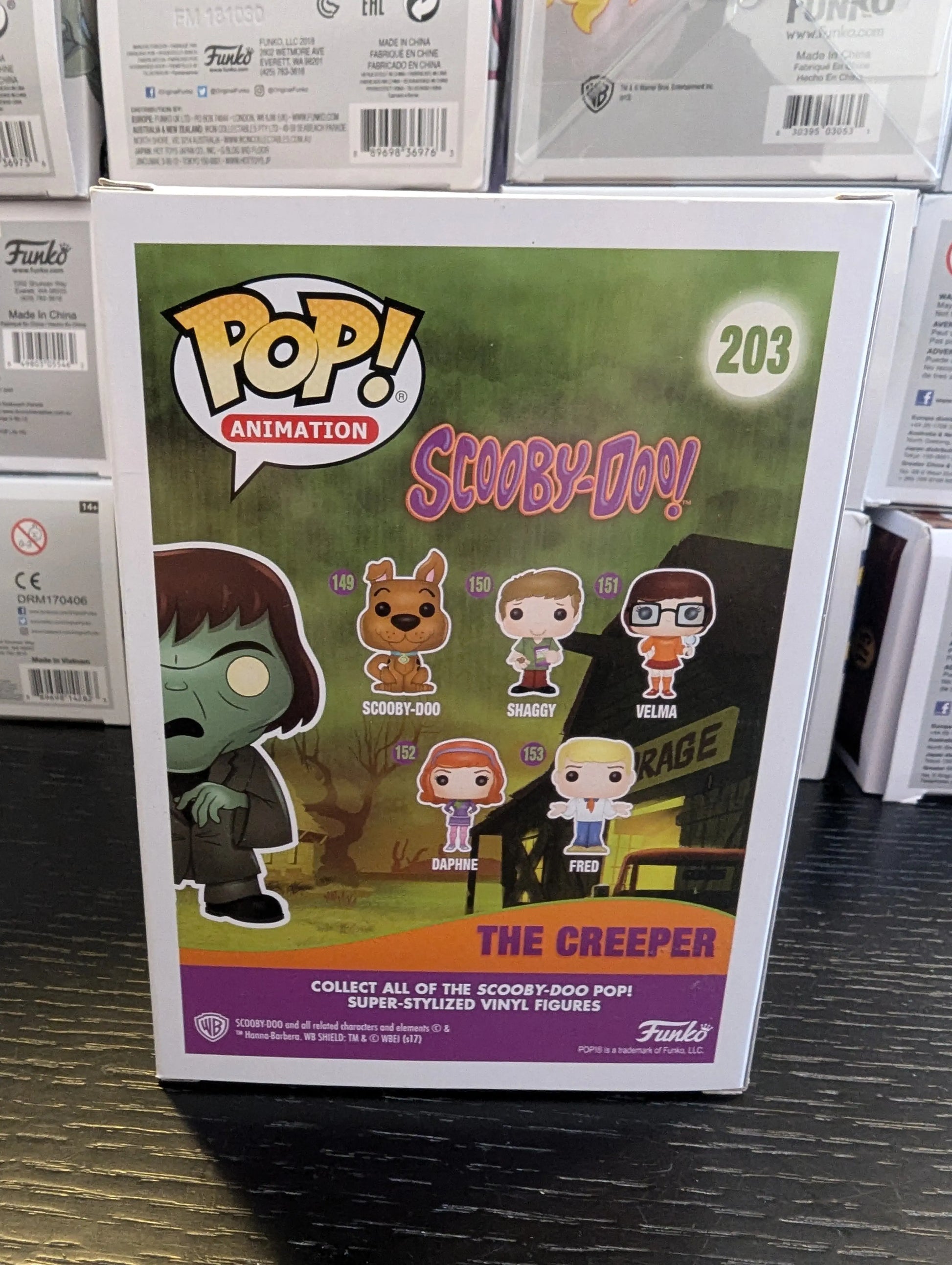 Funko Vinyl Pop Animation .. The Creeper # 203. Scooby Doo. Convention Exclusive FRENLY BRICKS - Open 7 Days