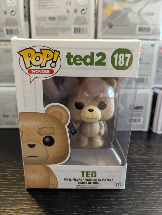 Movies Funko Pop - Ted with Remote - Ted 2 - No. 187 FRENLY BRICKS - Open 7 Days