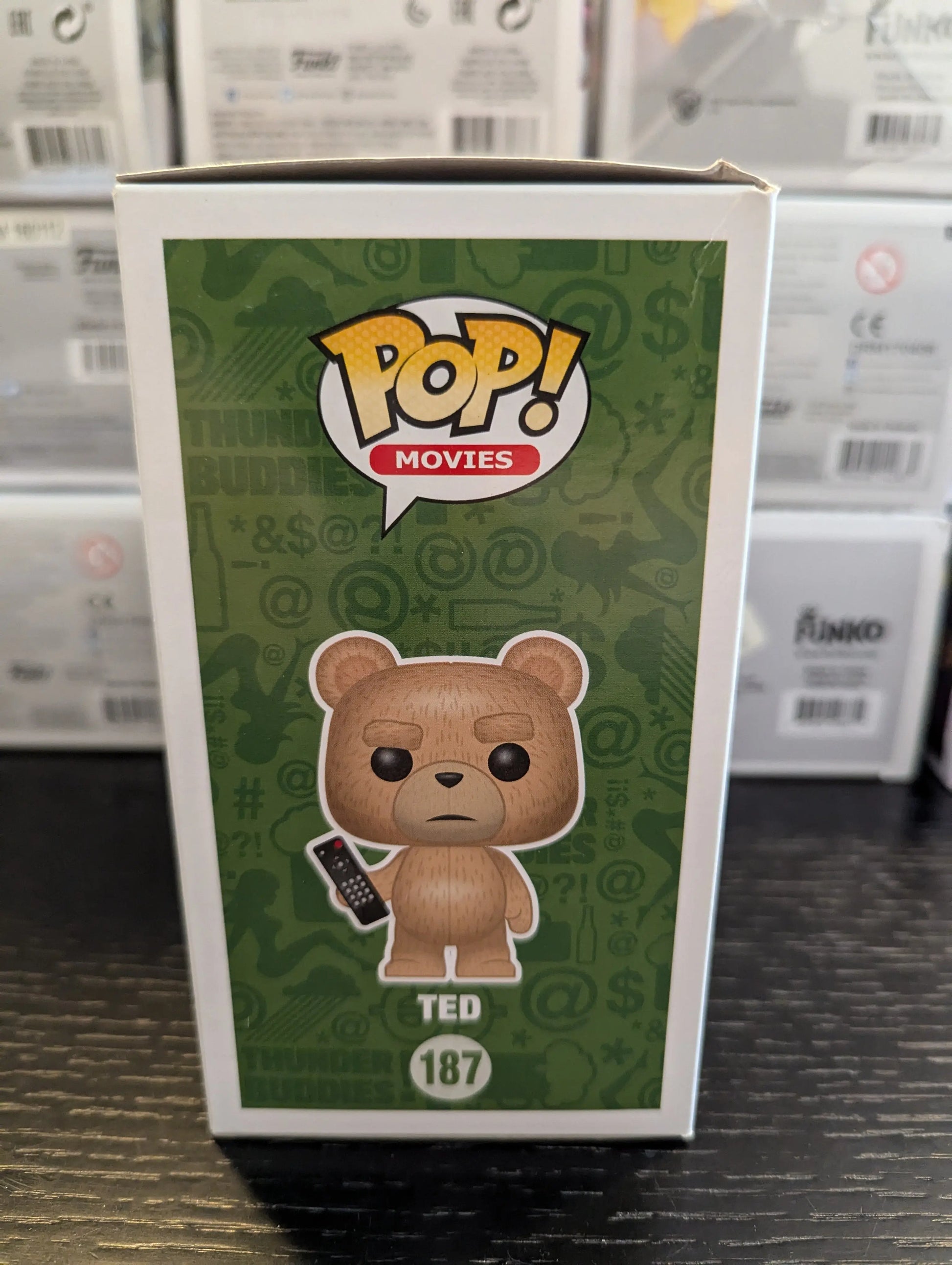 Movies Funko Pop - Ted with Remote - Ted 2 - No. 187 FRENLY BRICKS - Open 7 Days