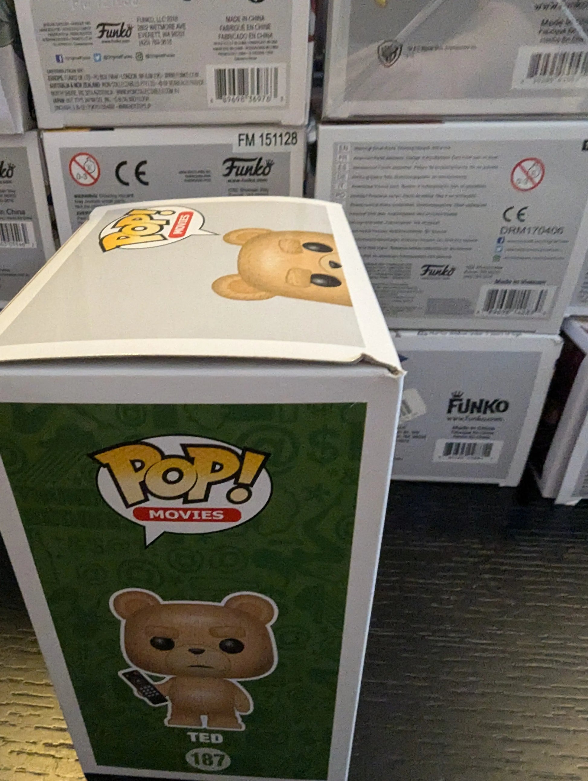 Movies Funko Pop - Ted with Remote - Ted 2 - No. 187 FRENLY BRICKS - Open 7 Days