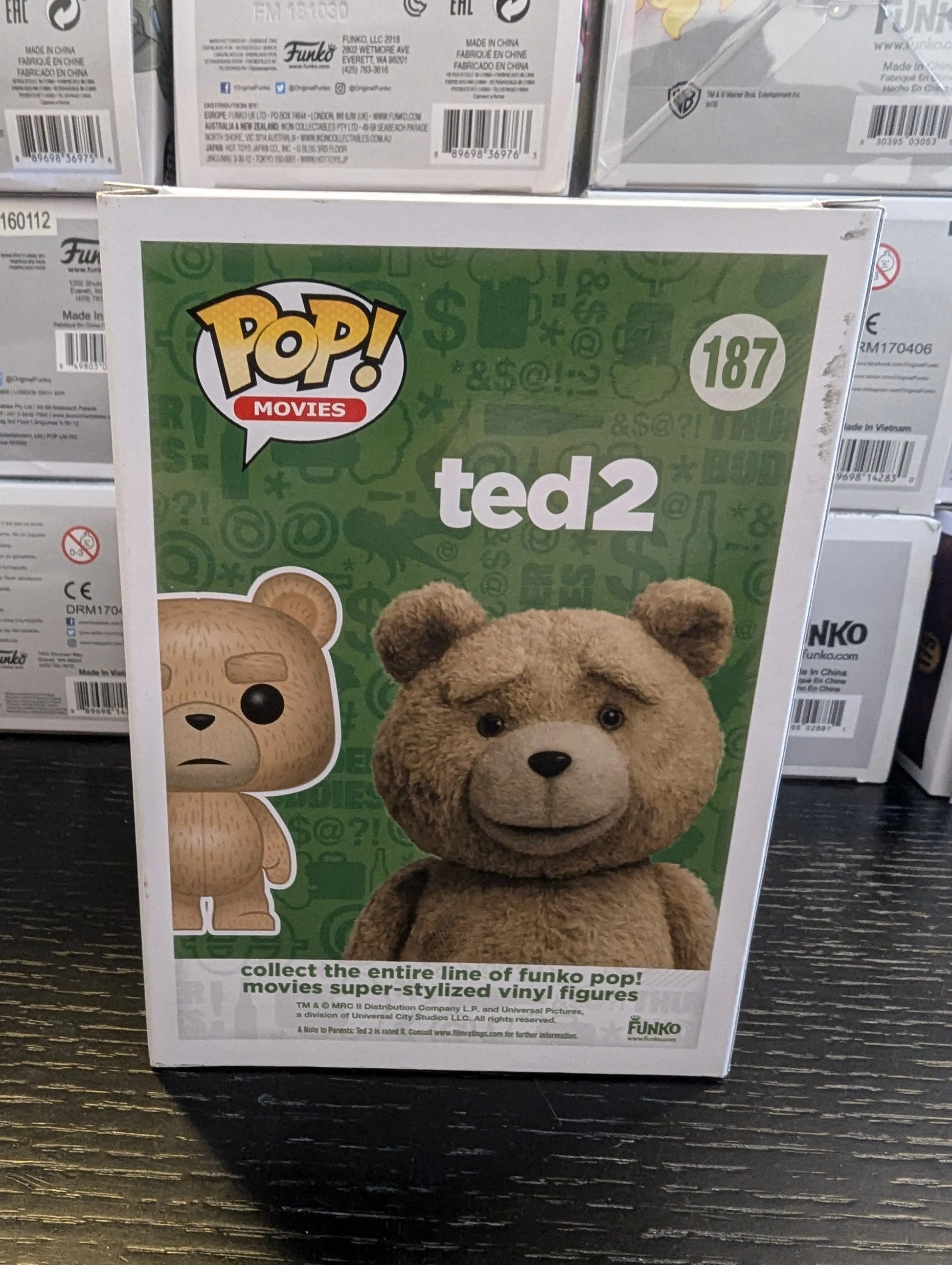 Movies Funko Pop - Ted with Remote - Ted 2 - No. 187 FRENLY BRICKS - Open 7 Days