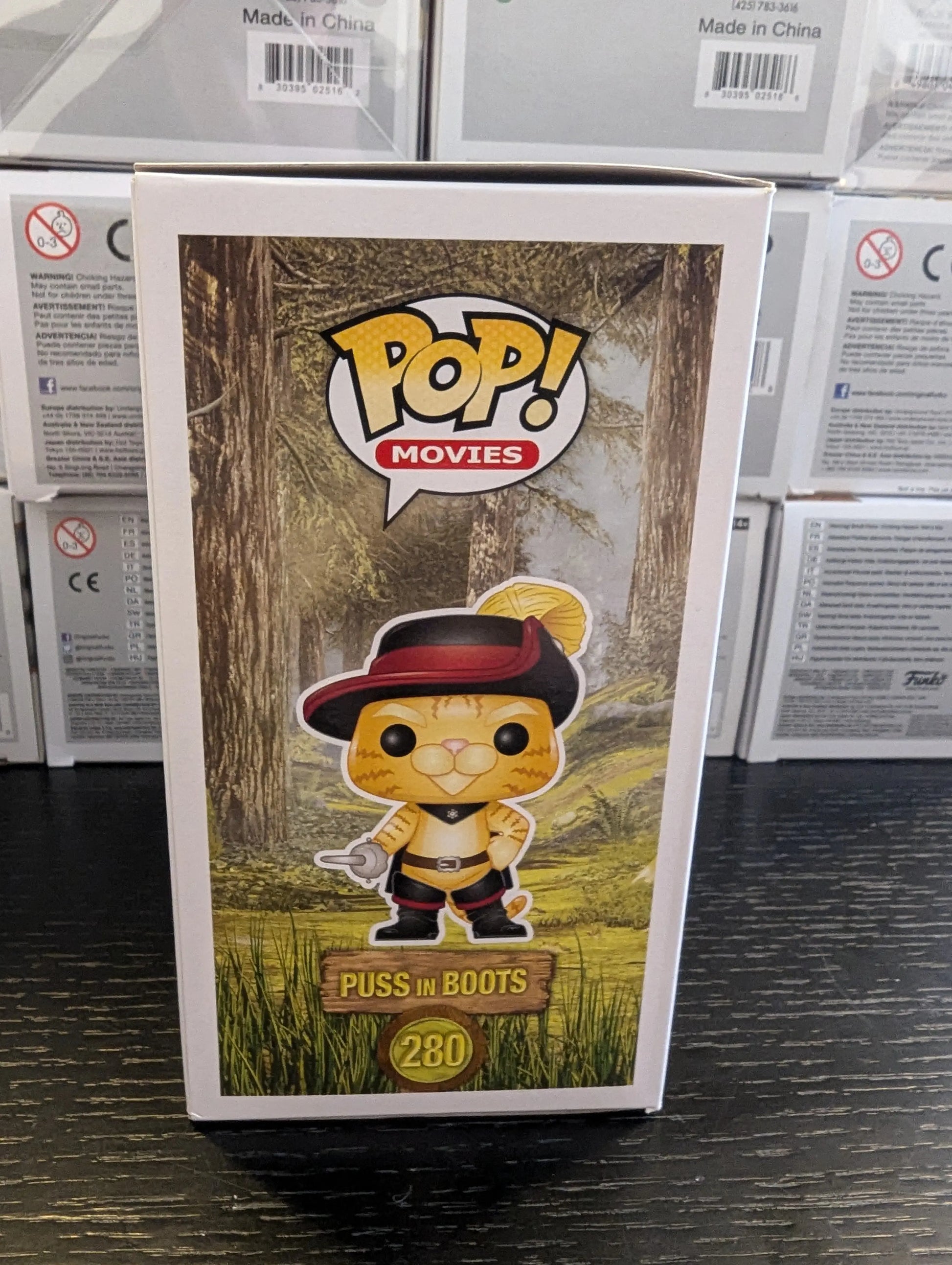 Shrek #280 Puss In Boots Funko Pop! Vinyl - Vaulted FRENLY BRICKS - Open 7 Days