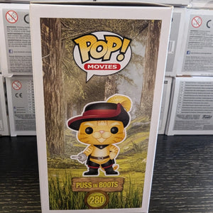 Shrek #280 Puss In Boots Funko Pop! Vinyl - Vaulted FRENLY BRICKS - Open 7 Days