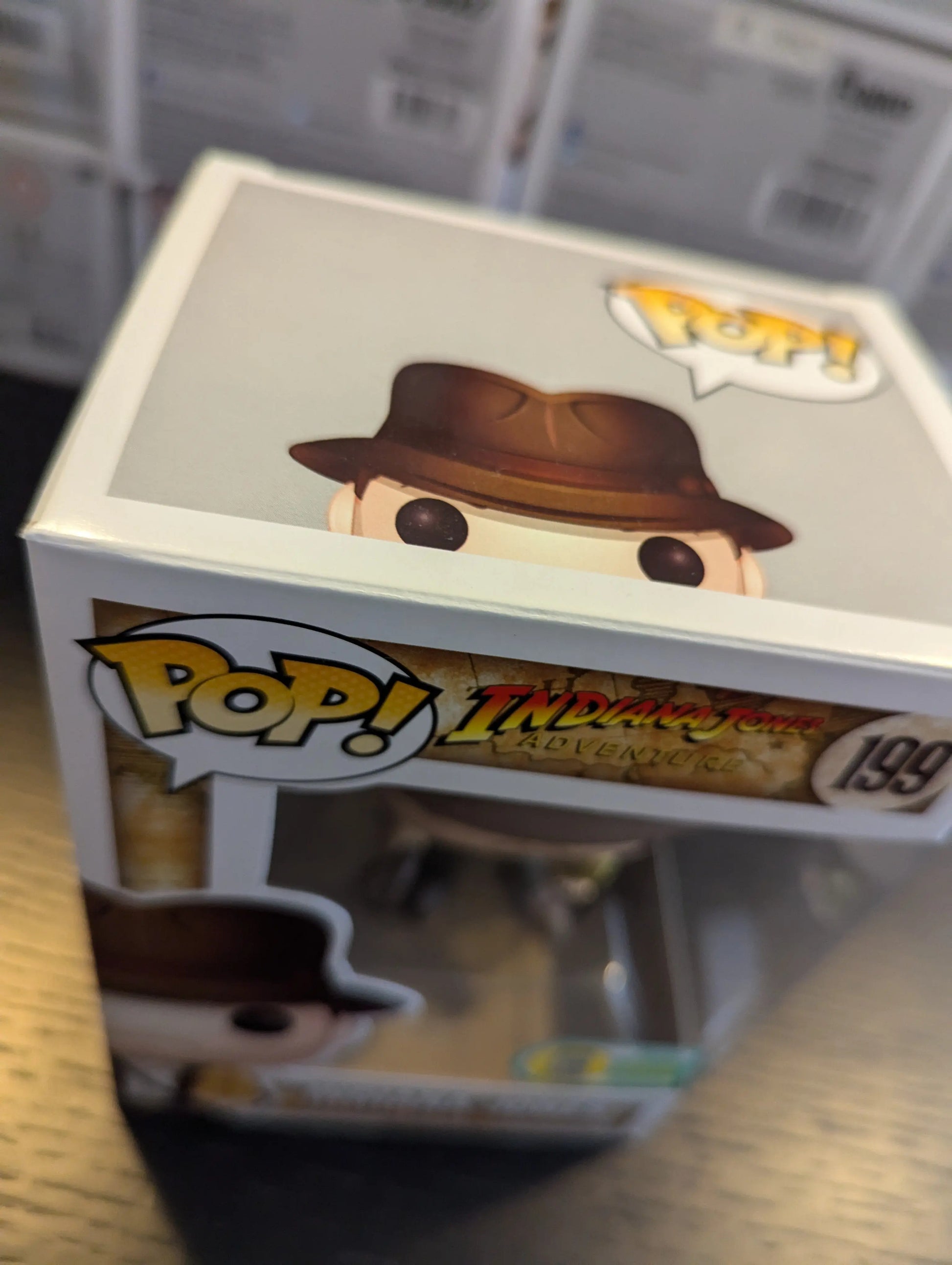 Funko Pop Vinyl #199 Indiana Jones Vaulted Grail 2016 SDCC Excellent Condition FRENLY BRICKS - Open 7 Days