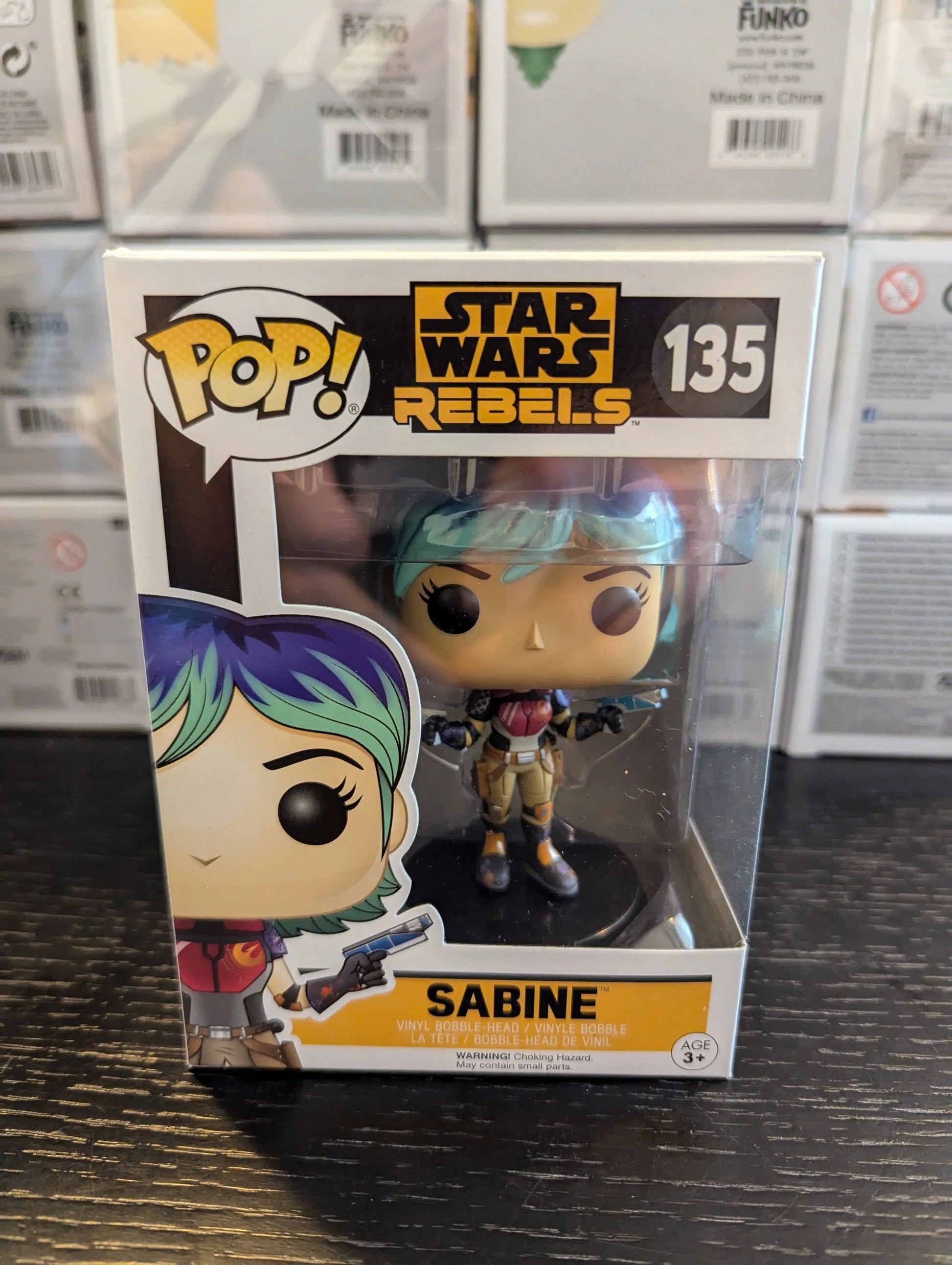 Funko Pop! Star Wars Rebels Sabine Wren #135 Vaulted Vinyl FRENLY BRICKS - Open 7 Days