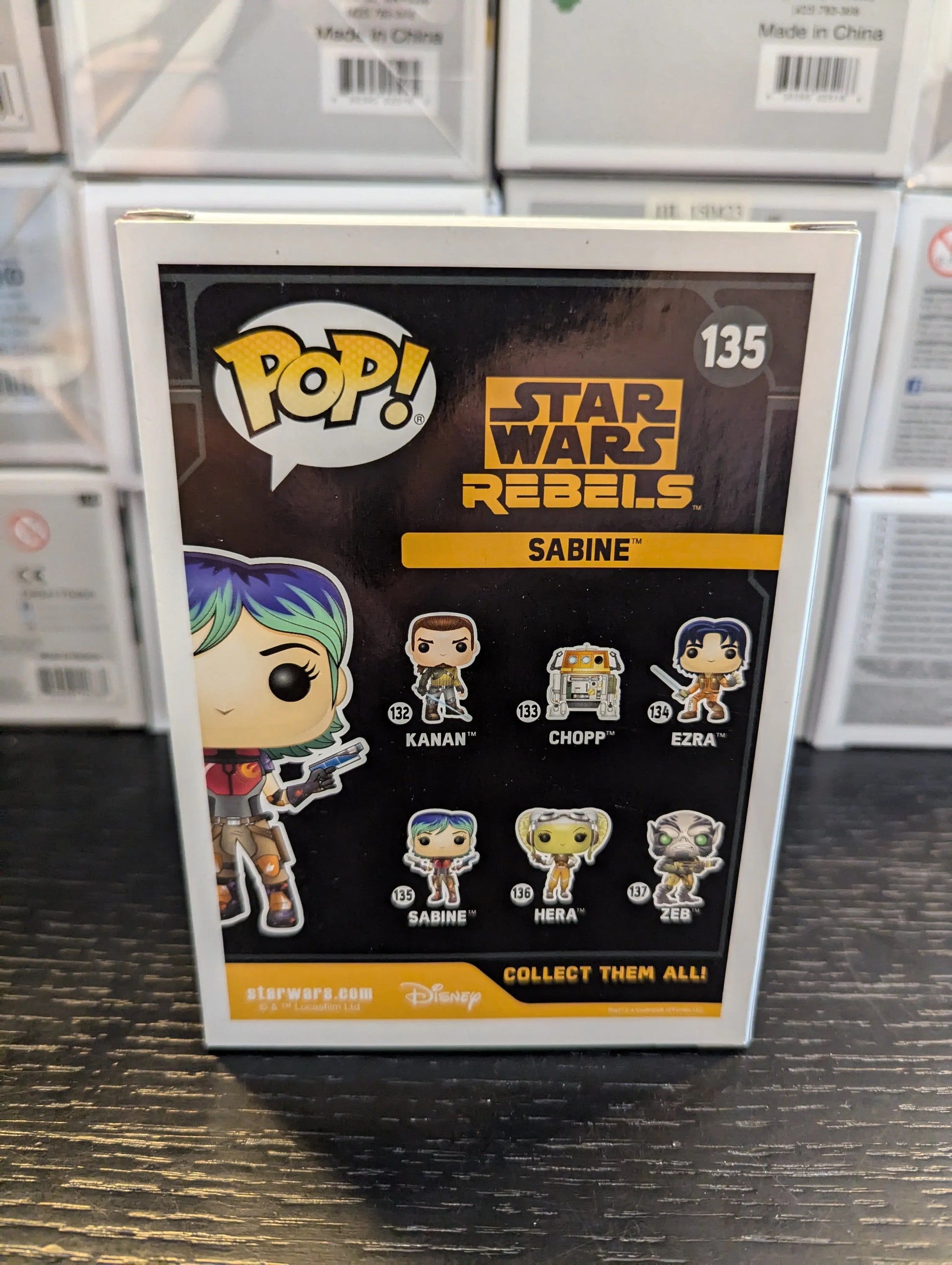 Funko Pop! Star Wars Rebels Sabine Wren #135 Vaulted Vinyl FRENLY BRICKS - Open 7 Days