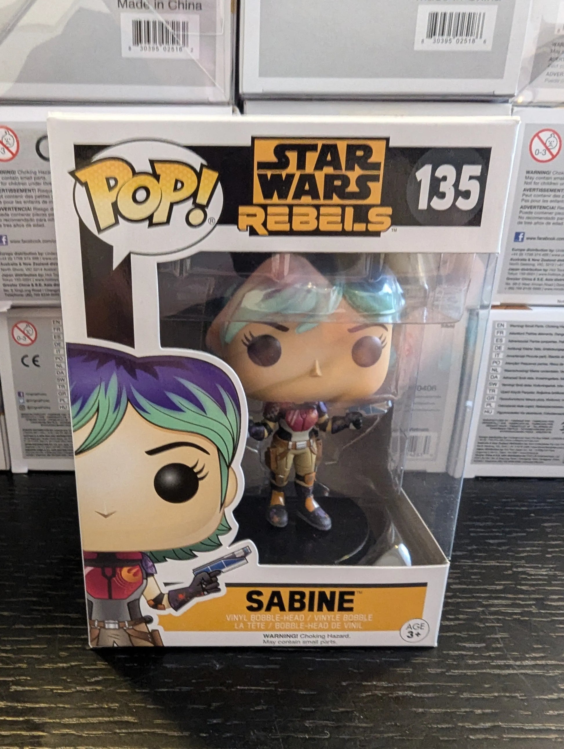 Funko Pop! Star Wars Rebels Sabine Wren #135 Vaulted Vinyl FRENLY BRICKS - Open 7 Days