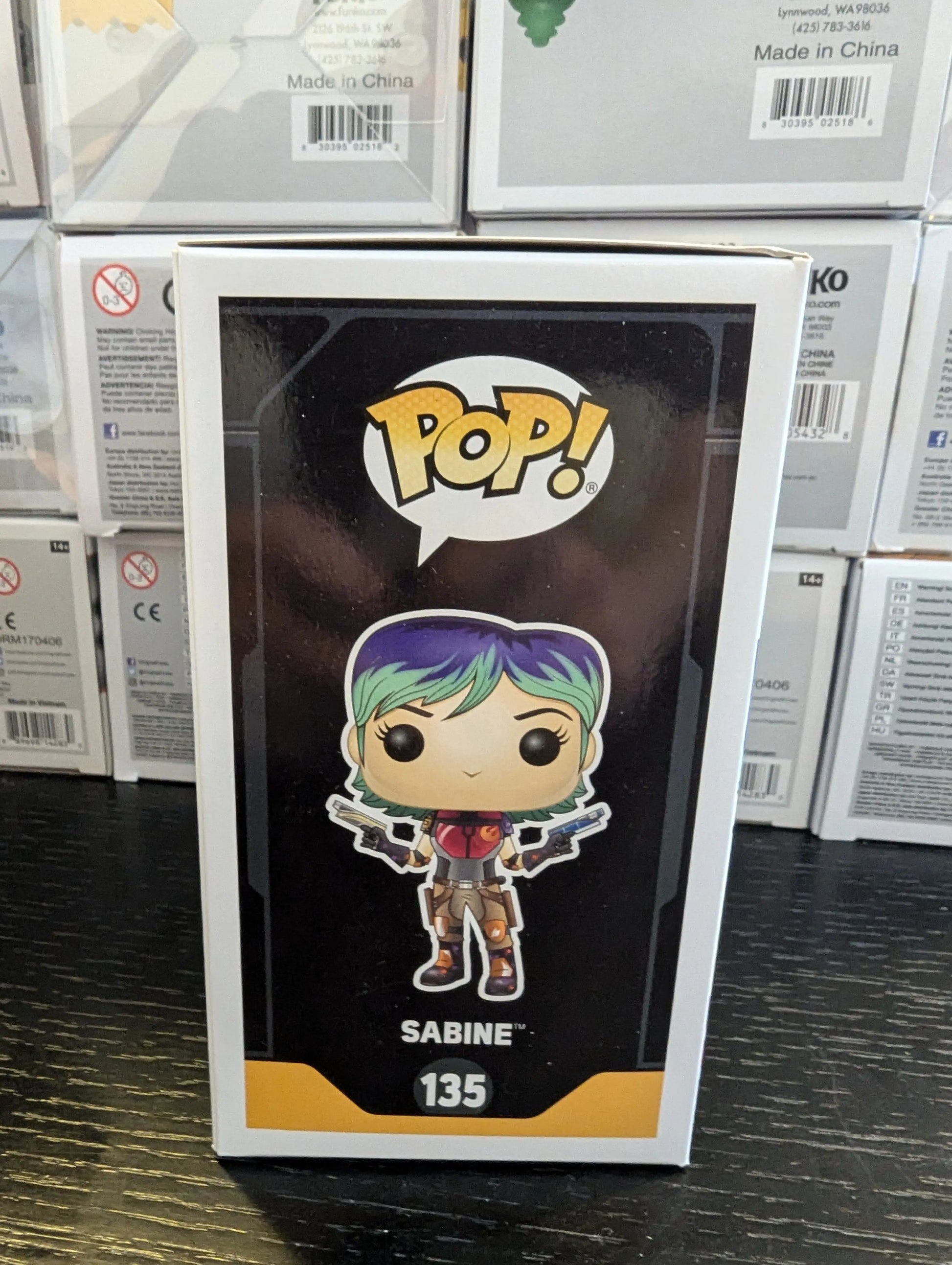 Funko Pop! Star Wars Rebels Sabine Wren #135 Vaulted Vinyl FRENLY BRICKS - Open 7 Days