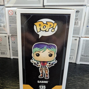 Funko Pop! Star Wars Rebels Sabine Wren #135 Vaulted Vinyl FRENLY BRICKS - Open 7 Days