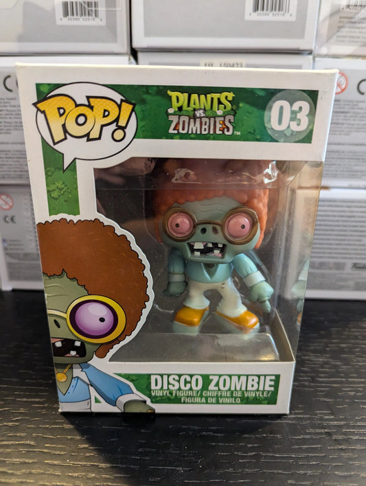 FUNKO POP VINYL PLANTS VS ZOMBIES PVZ DISCO ZOMBIE #03 FRENLY BRICKS - Open 7 Days