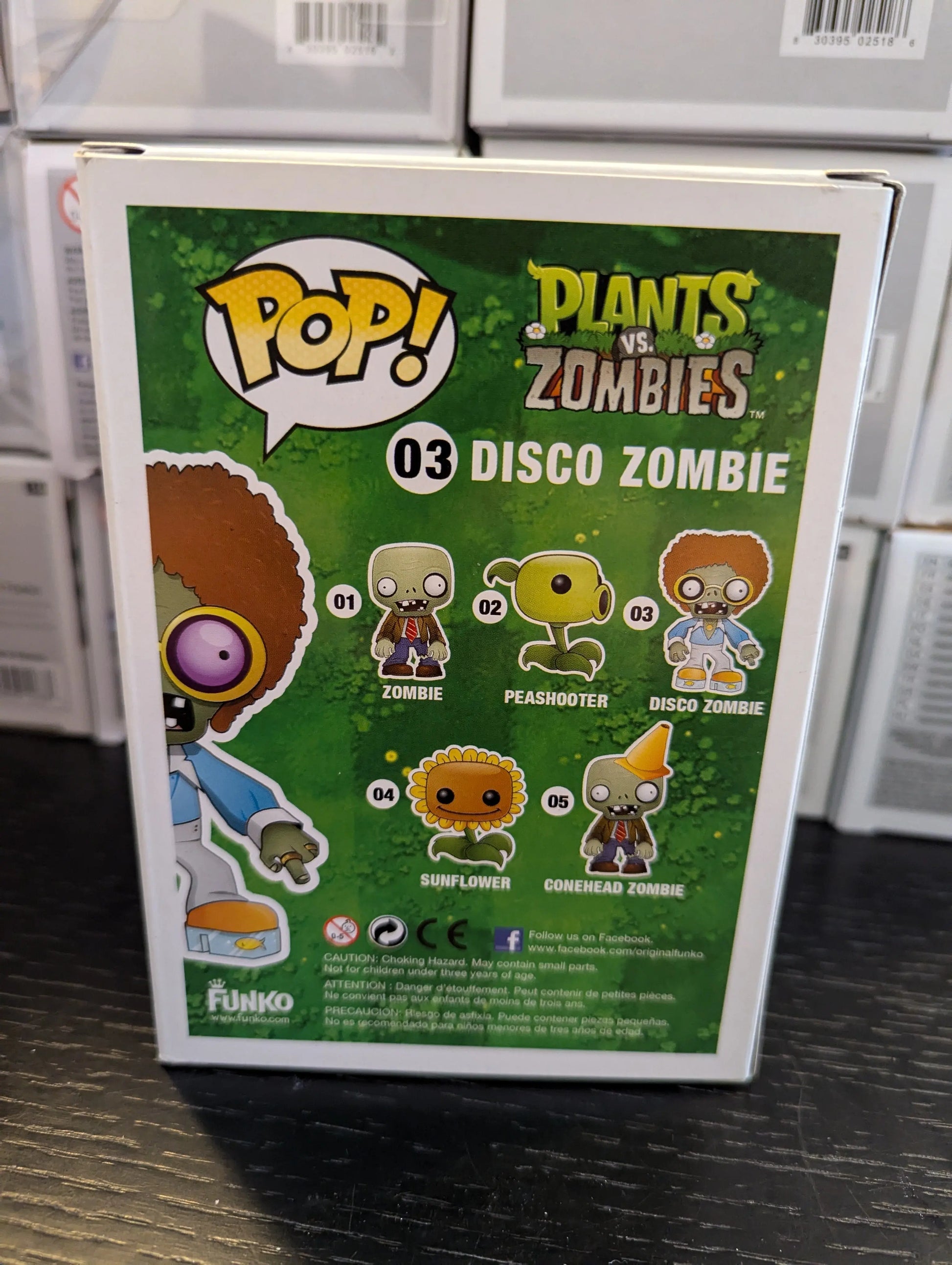 FUNKO POP VINYL PLANTS VS ZOMBIES PVZ DISCO ZOMBIE #03 FRENLY BRICKS - Open 7 Days