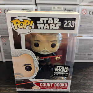 Funko POP Vinyl - Count Dooku - Smugglers Bounty - #233 - Star Wars FRENLY BRICKS - Open 7 Days