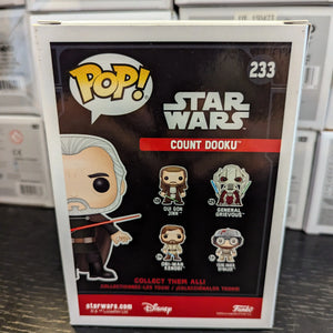 Funko POP Vinyl - Count Dooku - Smugglers Bounty - #233 - Star Wars FRENLY BRICKS - Open 7 Days