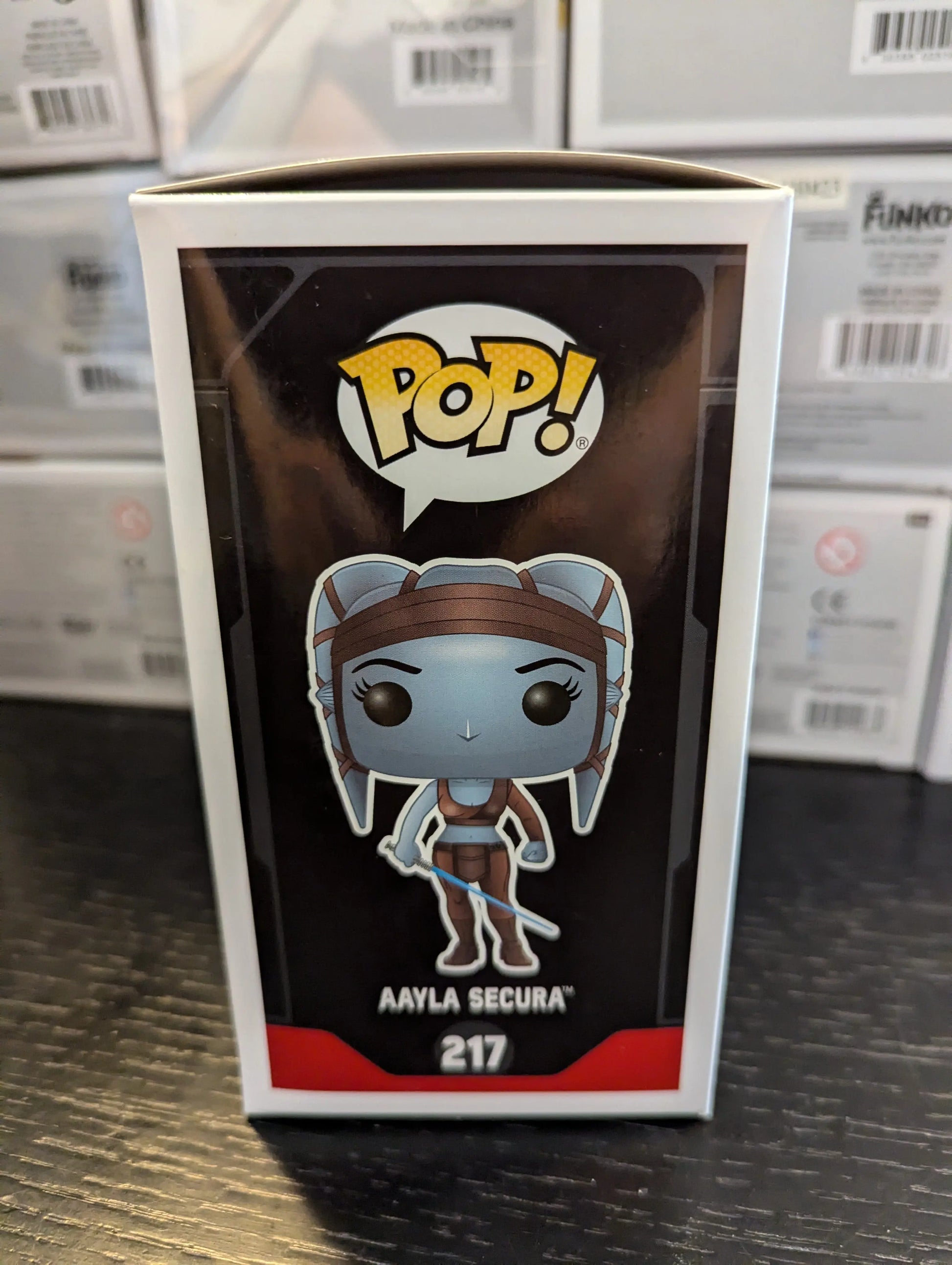 Funko Pop Star Wars Aayla Secura Smuggler's Bounty EXCLUSIVE #217 FRENLY BRICKS - Open 7 Days