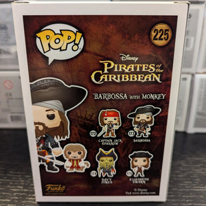 Funko POP Vinyl - Disney Pirates Of The Caribbean - Barbossa With Monkey - #225 FRENLY BRICKS - Open 7 Days