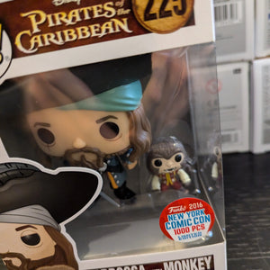 Funko POP Vinyl - Disney Pirates Of The Caribbean - Barbossa With Monkey - #225 FRENLY BRICKS - Open 7 Days