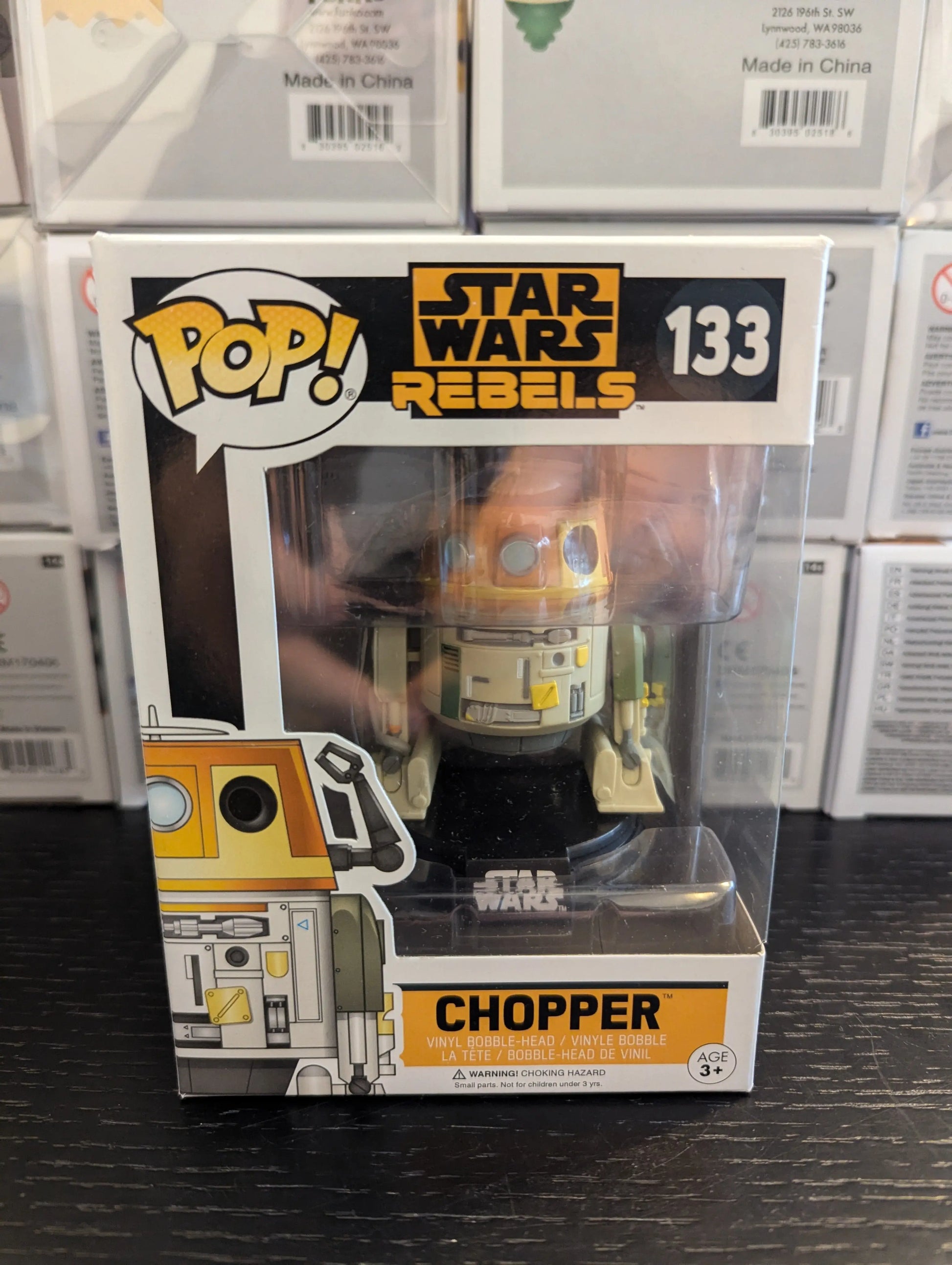 Star Wars Pop Vinyl - #133 Chopper Rebels TV Show FRENLY BRICKS - Open 7 Days