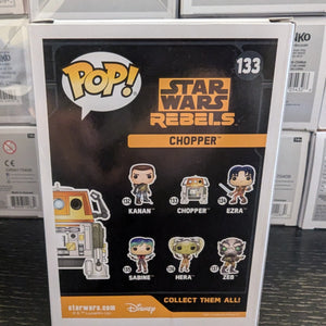 Star Wars Pop Vinyl - #133 Chopper Rebels TV Show FRENLY BRICKS - Open 7 Days