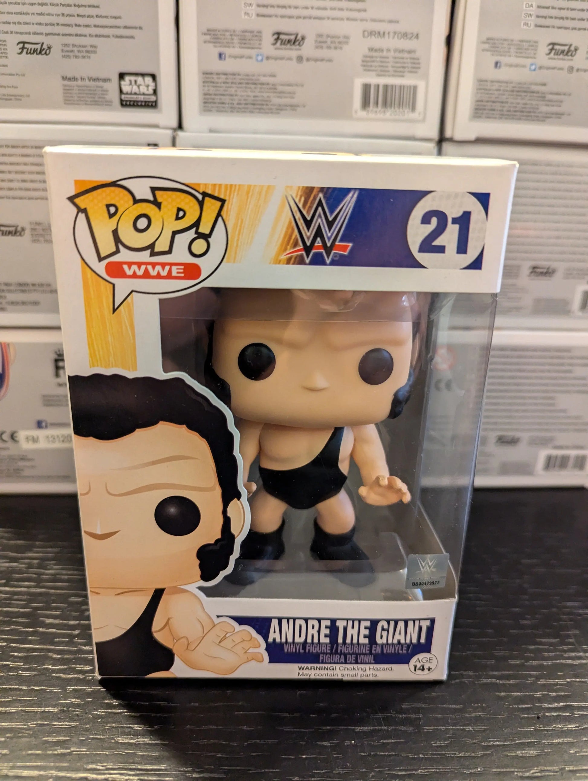 Funko Pop! Vinyl WWE 21 Andre the Giant Vaulted 2015 FRENLY BRICKS - Open 7 Days