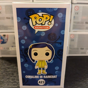 Funko Pop Animation Coraline in Raincoat 423 Limited CHASE Edition FRENLY BRICKS - Open 7 Days