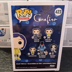 Funko Pop Animation Coraline in Raincoat 423 Limited CHASE Edition FRENLY BRICKS - Open 7 Days