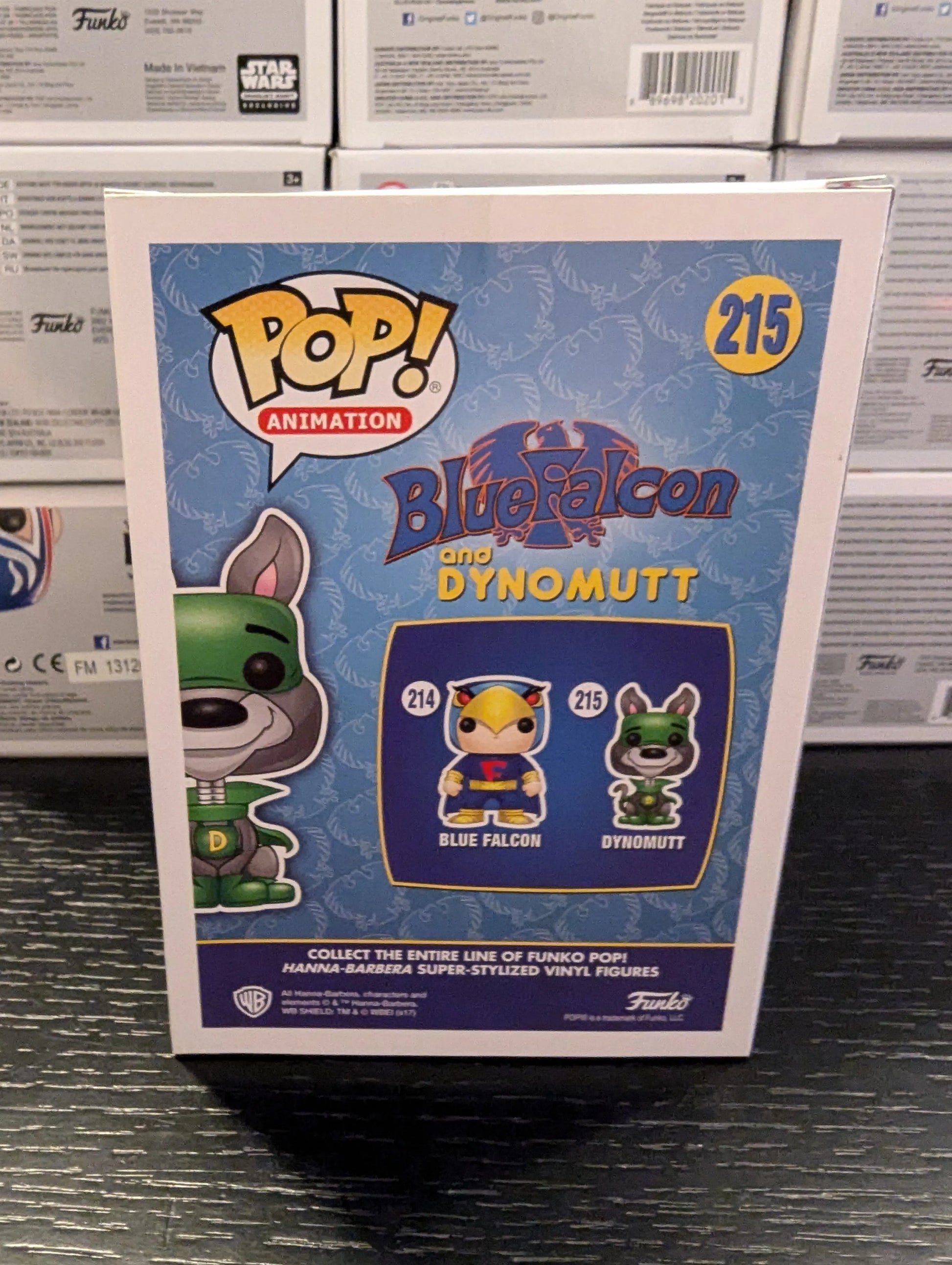 Funko Pop! Blue Falcon DYNOMUTT #215 Limited 3000 pcs ECCC 2017 FRENLY BRICKS - Open 7 Days