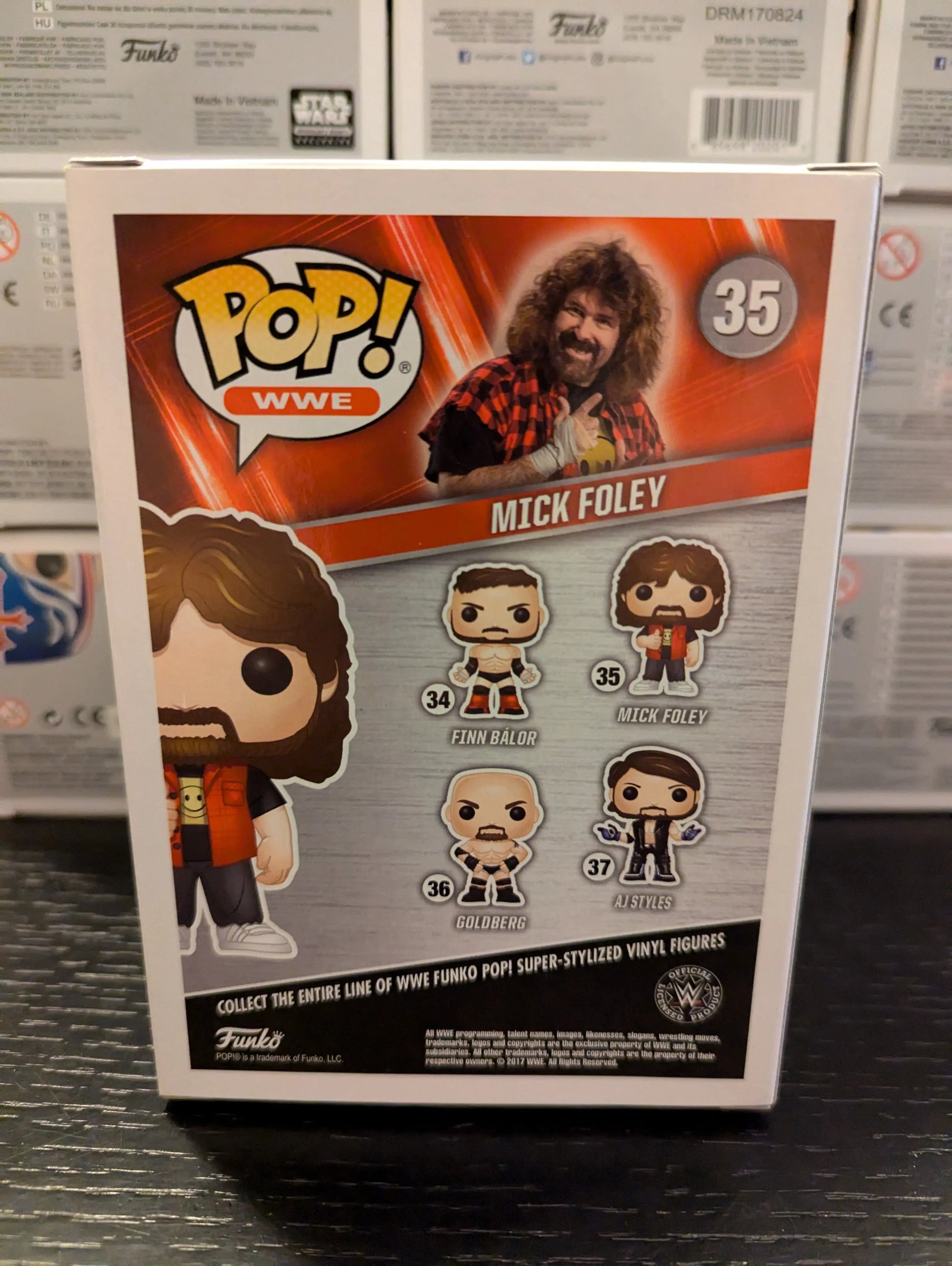 Pop Vinyl WWE 35 MIB Mick Foley FRENLY BRICKS - Open 7 Days