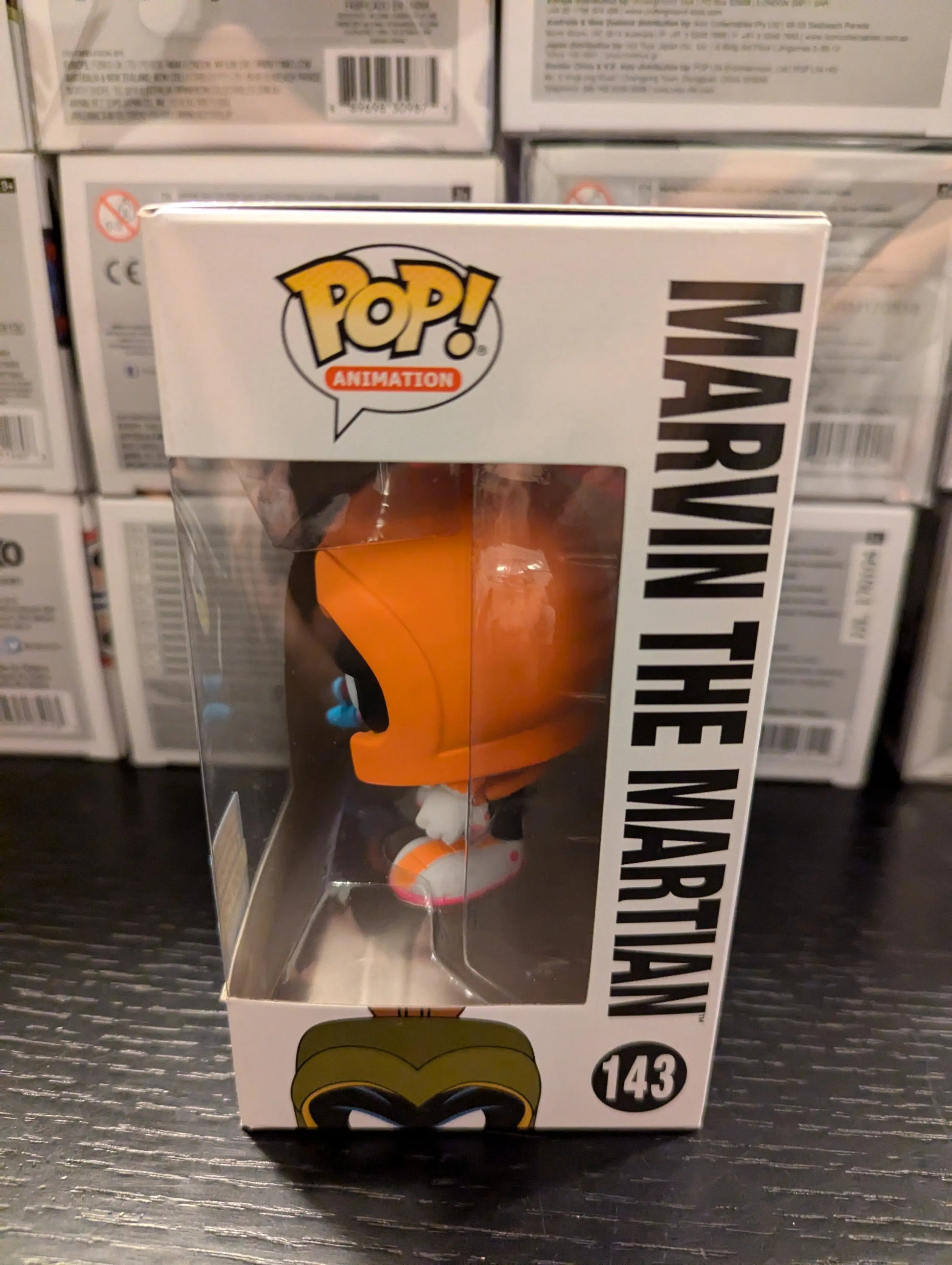 POP MARVIN THE MARTIAN (NEON ORANGE) 143 SAN DIEGO 2017 1000 PCS FUNKO FRENLY BRICKS - Open 7 Days