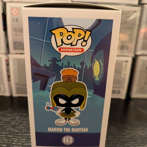 Funko POP MARVIN THE MARTIAN  143 FRENLY BRICKS - Open 7 Days