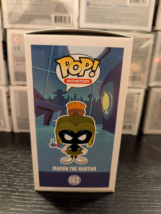 Funko POP MARVIN THE MARTIAN  143 FRENLY BRICKS - Open 7 Days