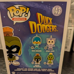 Funko POP MARVIN THE MARTIAN  143 FRENLY BRICKS - Open 7 Days