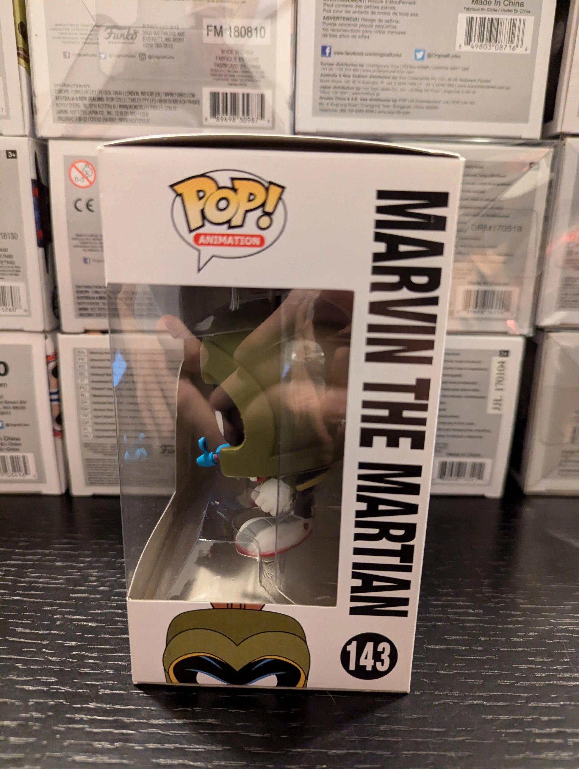 Funko POP MARVIN THE MARTIAN  143 FRENLY BRICKS - Open 7 Days