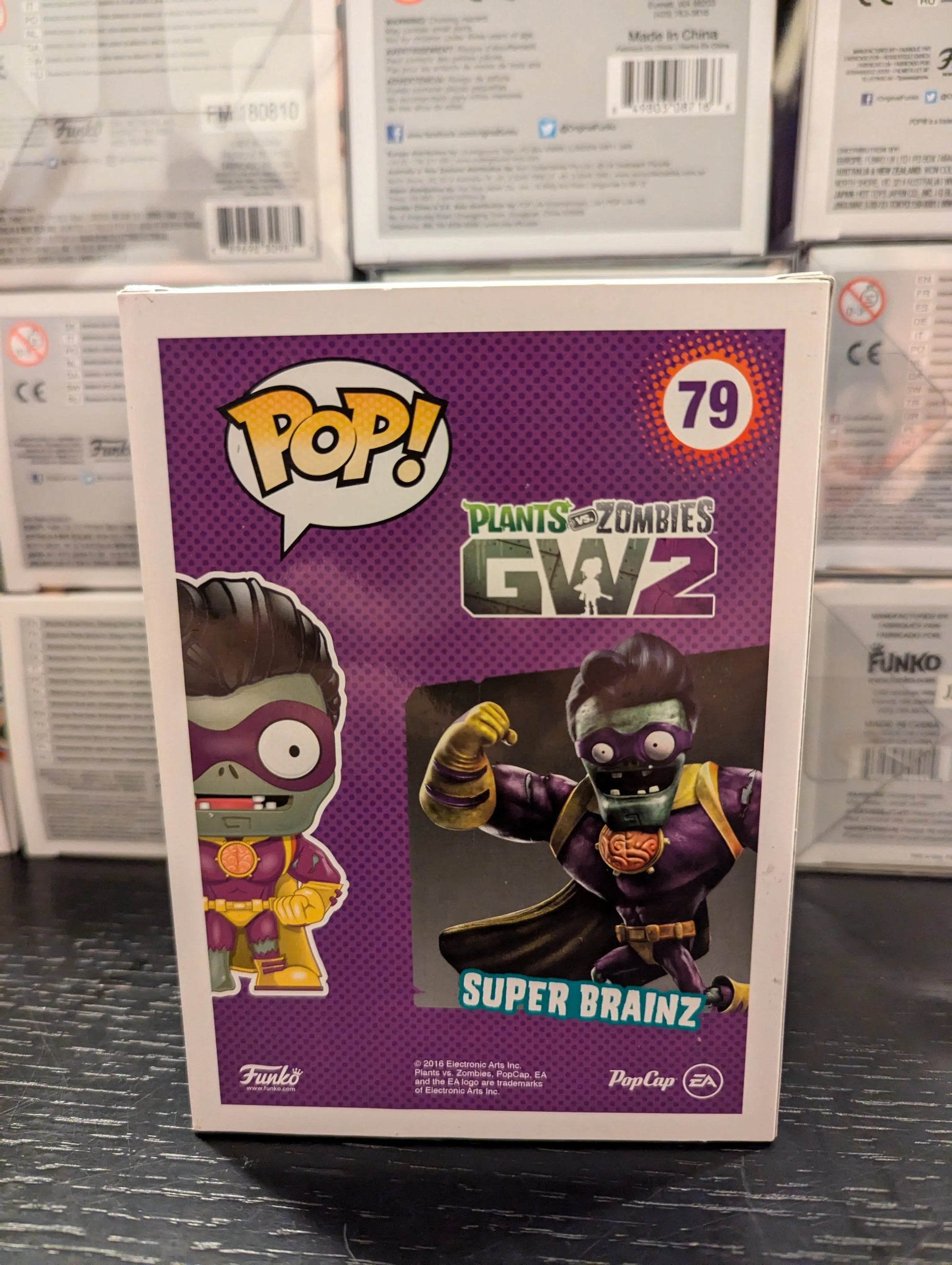 Plants vs. Zombies GW2 - Super Brainz #79 POP VINYL FRENLY BRICKS - Open 7 Days