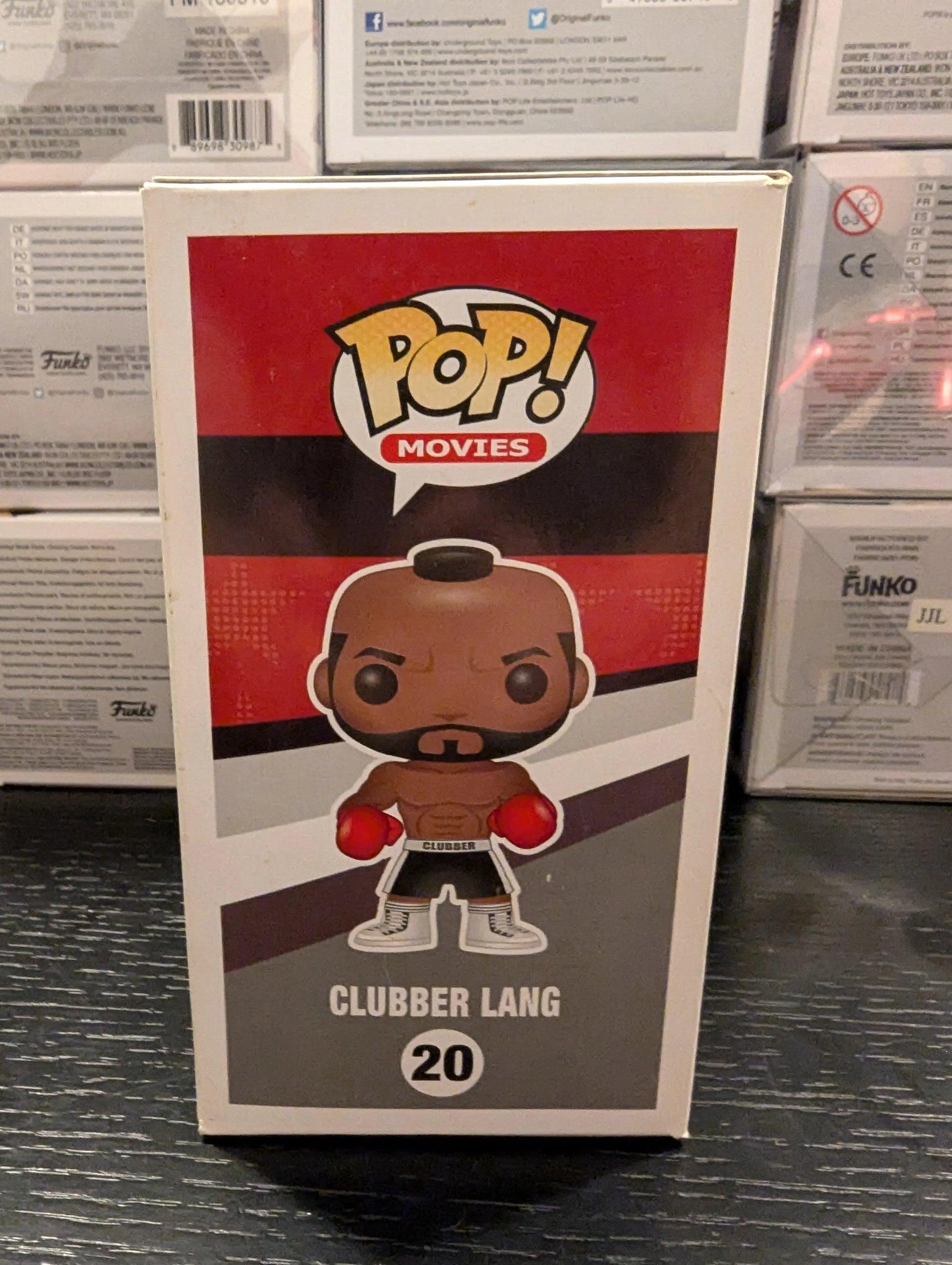 Funko Pop Vinyl - Clubber Lang 20 - Movies - Rocky - Vaulted FRENLY BRICKS - Open 7 Days