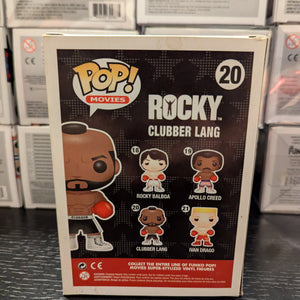 Funko Pop Vinyl - Clubber Lang 20 - Movies - Rocky - Vaulted FRENLY BRICKS - Open 7 Days