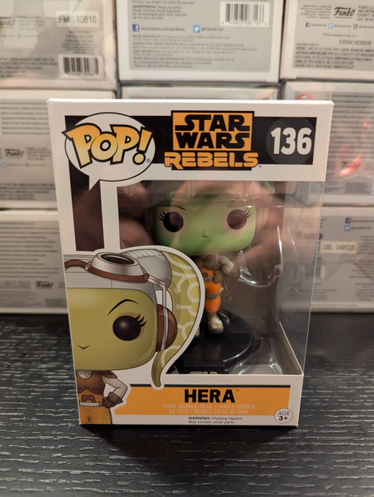 FUNKO Pop Vinyl - Star Wars REBELS Hera #136 FRENLY BRICKS - Open 7 Days