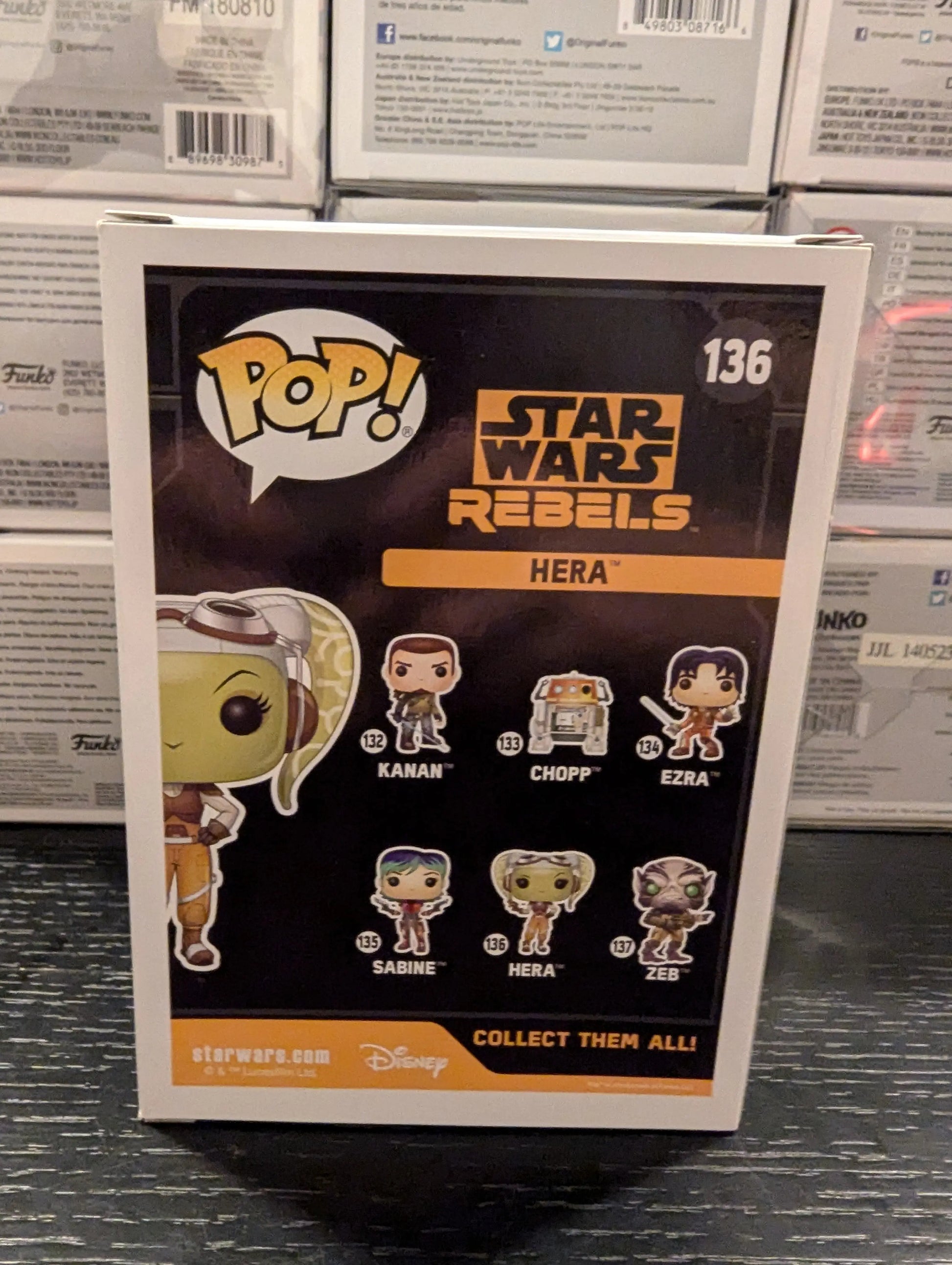 FUNKO Pop Vinyl - Star Wars REBELS Hera #136 FRENLY BRICKS - Open 7 Days